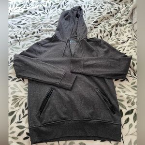 Dark Gray Quarter Zip Hoodie Men’s M